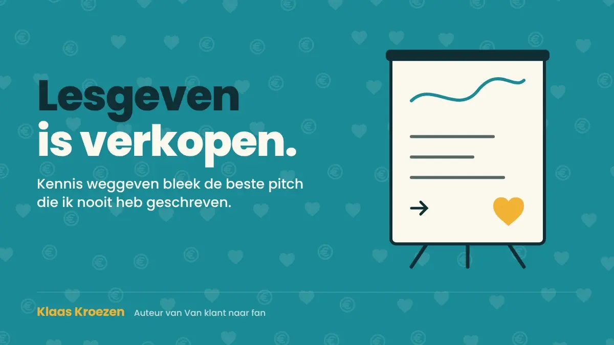 Educatie is sales: leads aantrekken zonder te jagen | Klaas Kroezen, oprecht en ontspannen