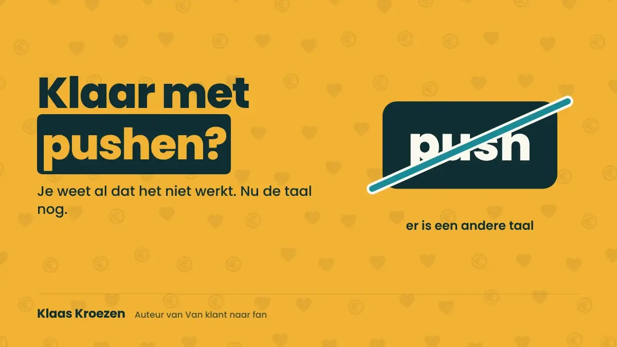 Voor de salesprofessional die klaar is met pushen | Klaas Kroezen, oprecht en ontspannen
