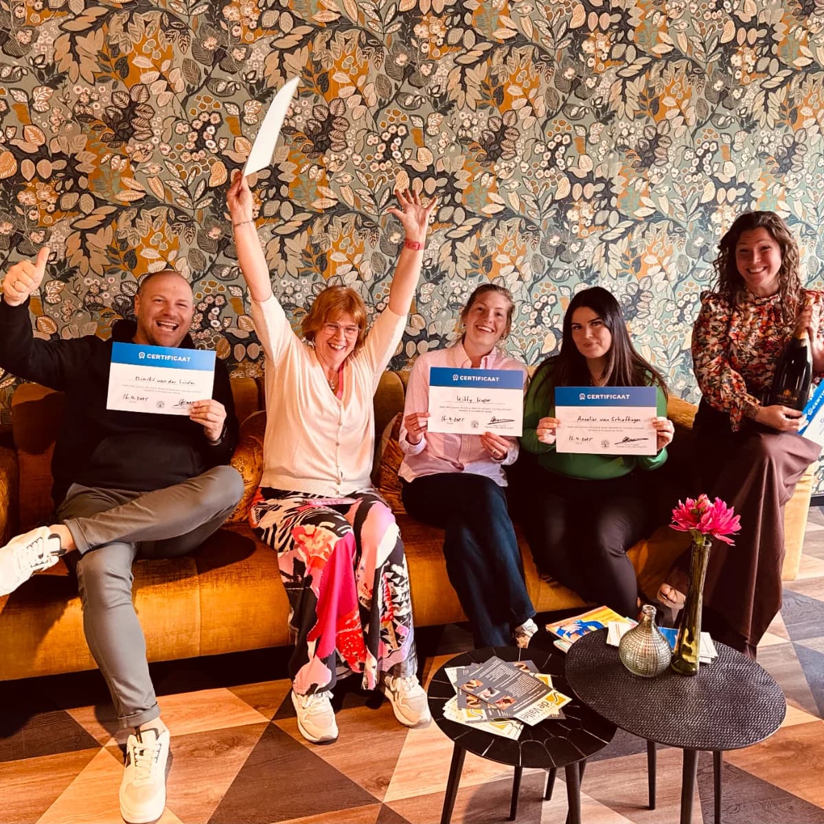 Deelnemers van de Customer Success Training