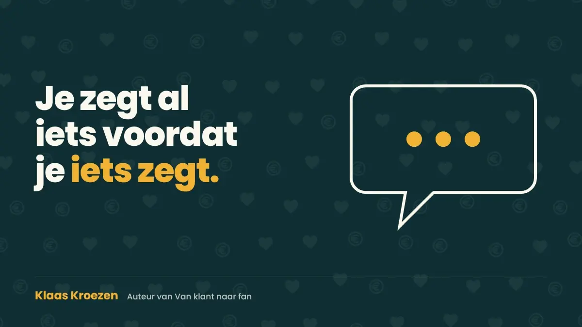 De eerste indruk in sales: waarom vorm het verschil maakt, element uit het Customer Experience Model van Klaas Kroezen