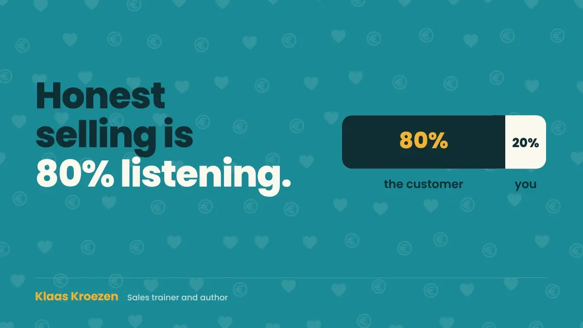 Honest selling: what it is and why it pays off more, an element of the Customer Experience Model by Klaas Kroezen