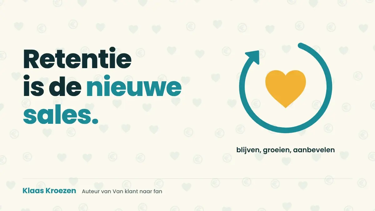 Sales voor customer success managers: retentie is de nieuwe sales | Klaas Kroezen, oprecht en ontspannen