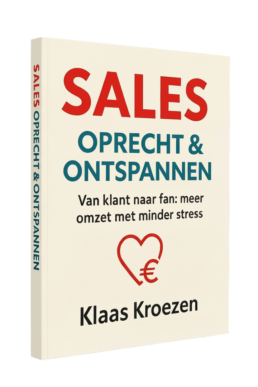 Boek: Sales, Oprecht en Ontspannen door Klaas Kroezen